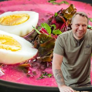 botwinka z ogórkiem kiszonym