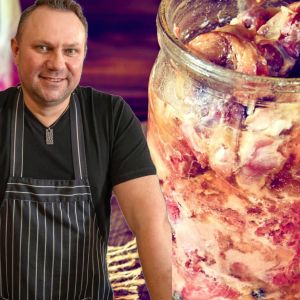 mięso strzelczyka do słoików