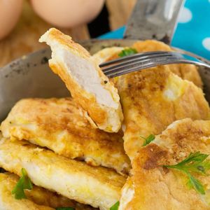 kotlety z kurczaka w cieście naleśnikowym