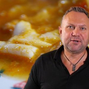 flaczki z ćwiartek kurczaka Strzelczyka