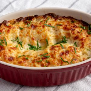 babka ziemniaczana z kwaszoną kapustą