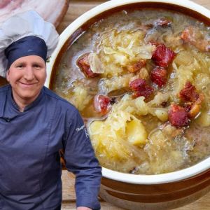 kapuśniak z prażuchami Rączki