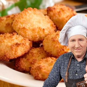 kokosanki z białek - przepis Remigiusza Rączki