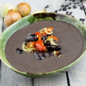 Zupa krem z czarną fasolą