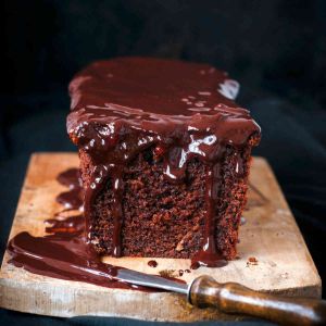 Ciasto czekoladowe z powidłami śliwkowymi