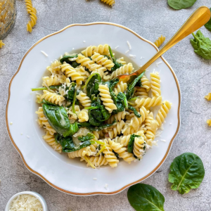 makaron ze szpinakiem