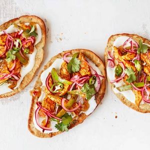 Pizza tikka masala z kurczakiem