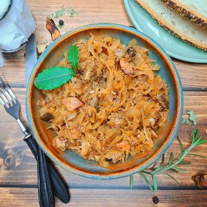 Bigos z kiszonej kapusty