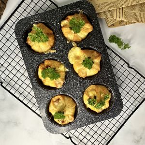 Ciasto francuskie z mięsem mielonym