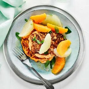 Placki z batatów na słodko