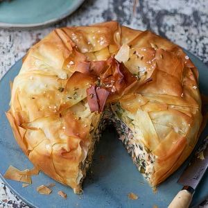 Ciasto filo z botwiną i serem