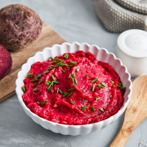 puree z ziemniaków i buraków