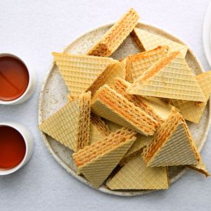 wafle z kajmakiem