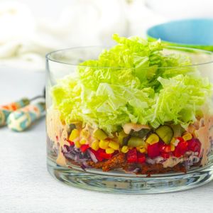 wegańska sałatka gyros