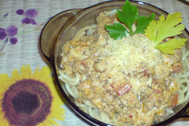 Proste spaghetti bolognese