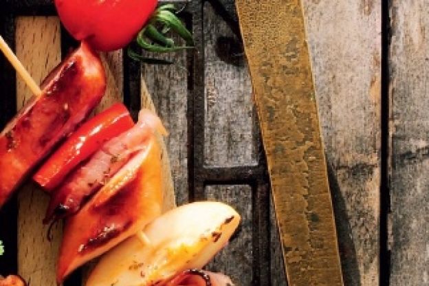 Przepis: Przepis na szaszłyki - szaszłyki po niemiecku