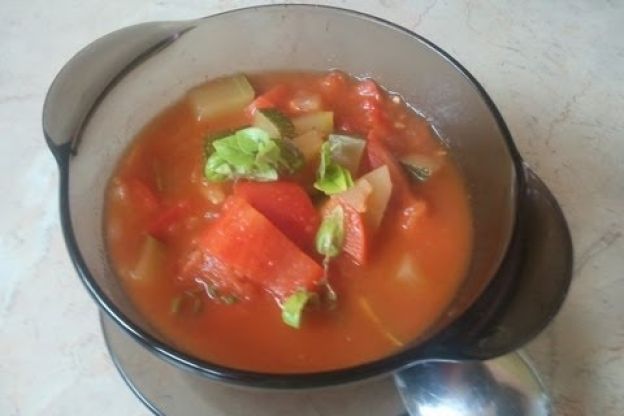 Leczo z papryki i cukini