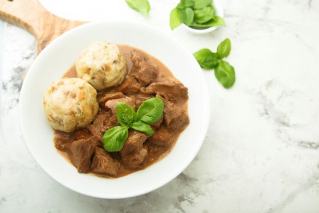 Knedle ziemniaczane z mięsem