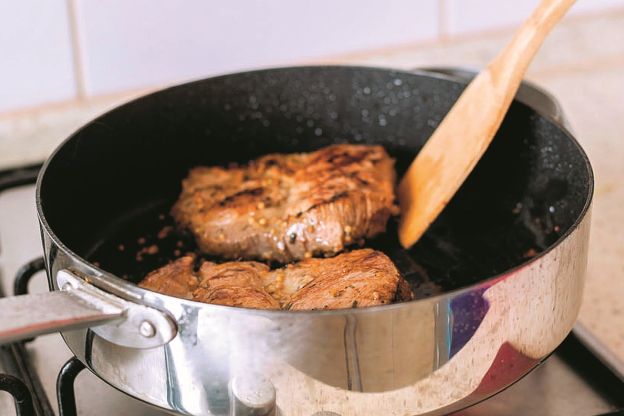 Karkówka z patelni smażenie