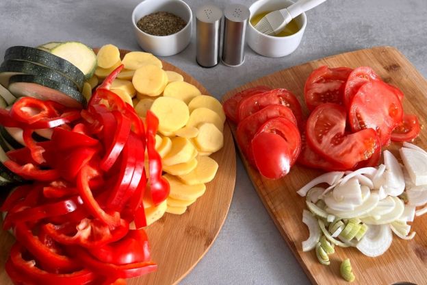 Briam – przygotowanie warzyw