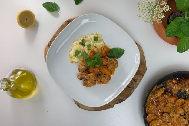 Kurczak z dynią – podanie