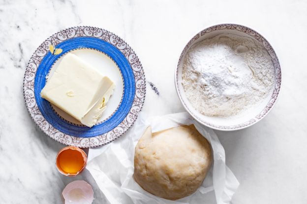 Tarta z grzybami krok 1