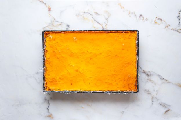 Ciasto Shrek pomarańczowe – galaretka wierzchnia