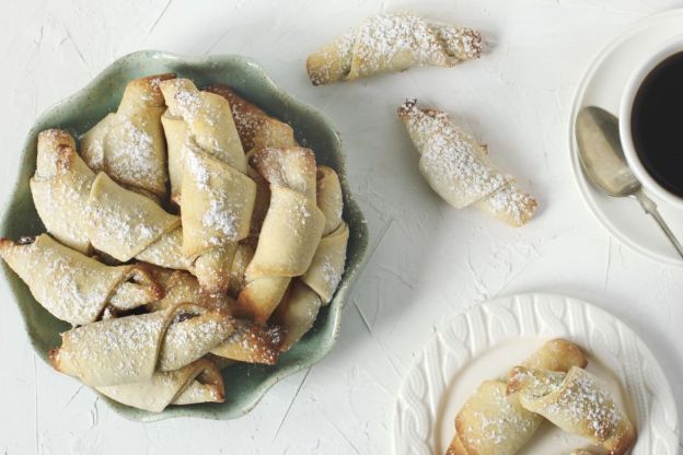 Kruche rogaliki – podanie