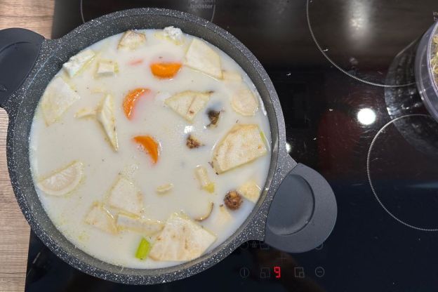 Zupa z topinamburu – gotowanie