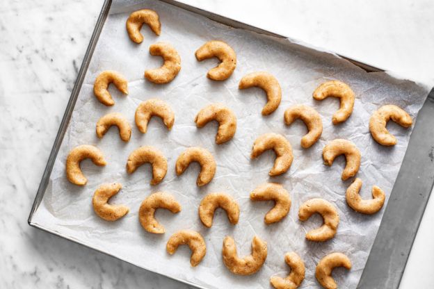 vanillekipferl - formowanie ciastek