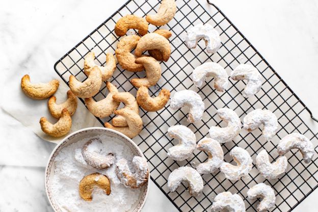 vanillekipferl - pieczenie i dekoracja