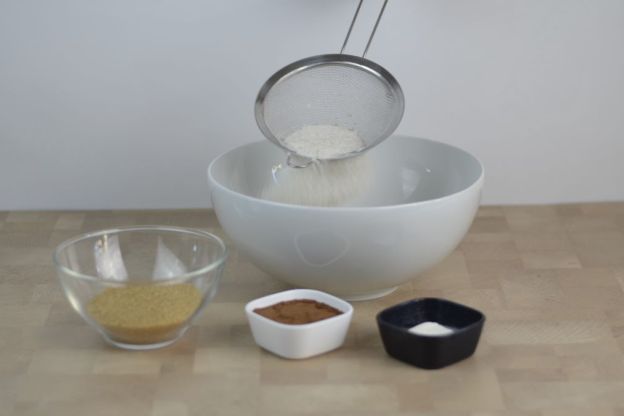 ciastka gryczane - suche składniki