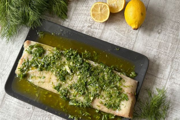 dorsz z piekarnika w marynacie