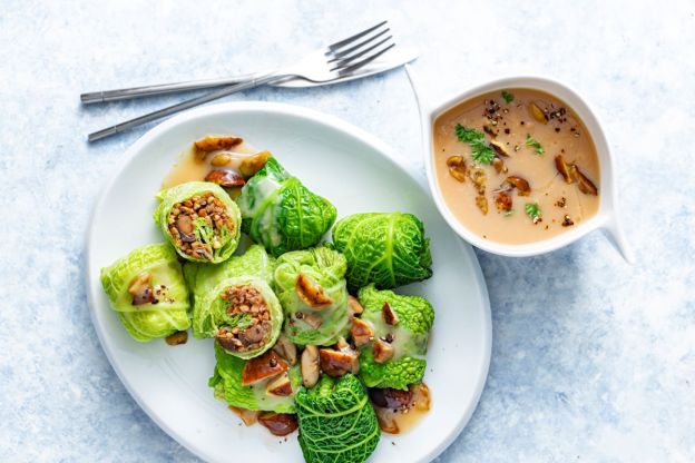 gołąbki wigilijne - podanie