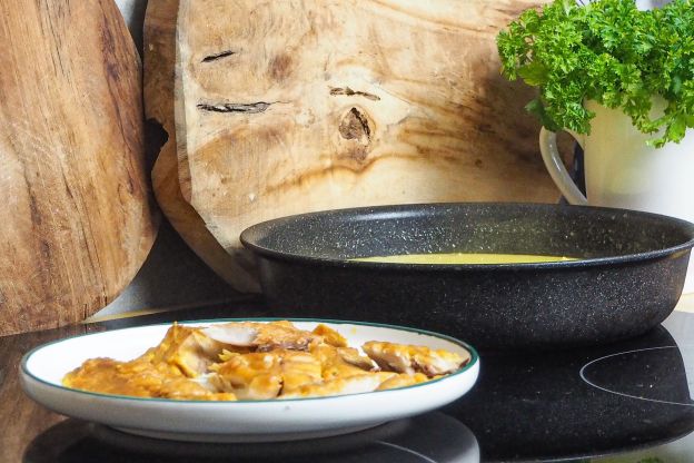 Kedgeree gotowanie ryżu