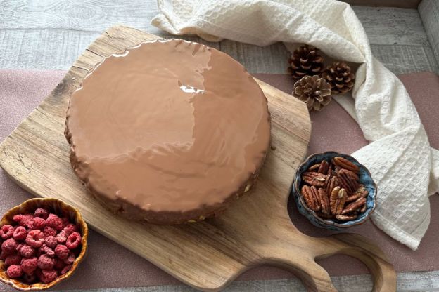 keto sernik - dekorowanie