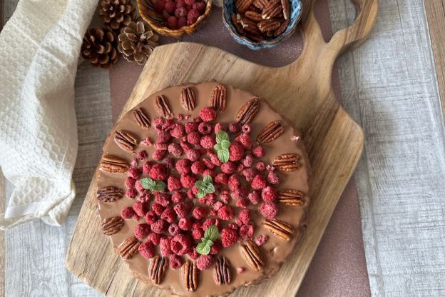 keto sernik - podanie