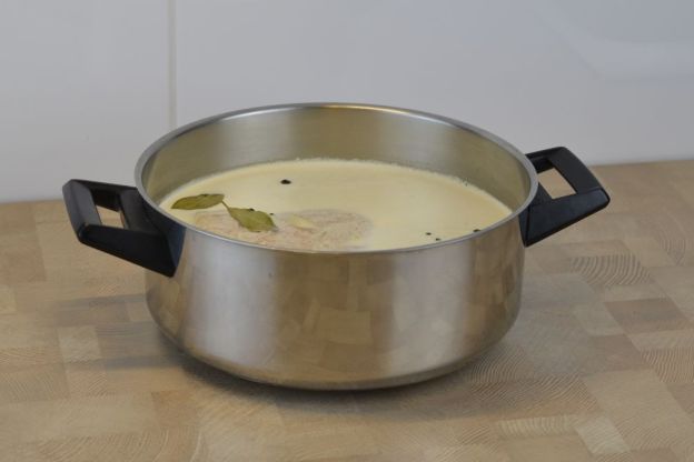 schab gotowanie w majonezie - studzenia