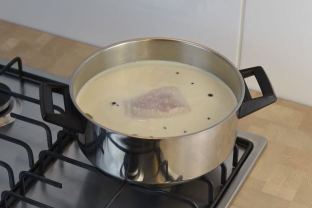 schab gotowany w majonezie - gotowanie