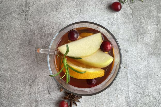 herbata zimowa - podanie