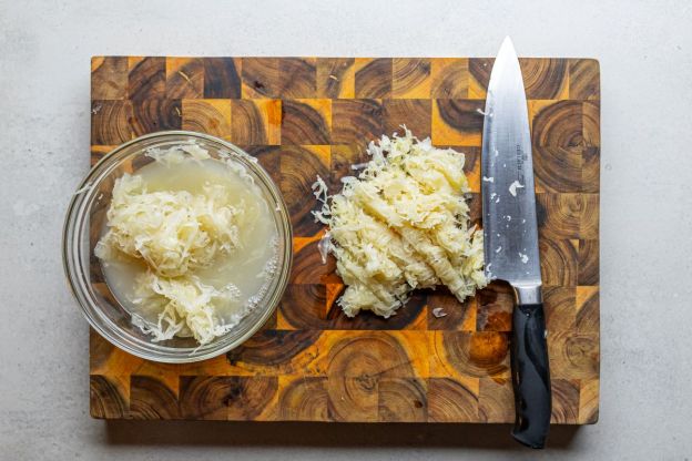 kapusta z grzybami - przygotowanie kapusty