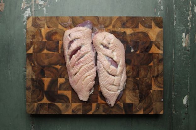 pierś z gęsi - przygotowanie