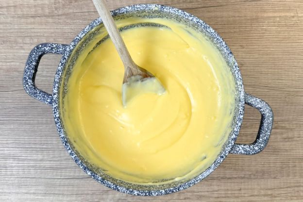 ciasto pijana śliwka - budyń