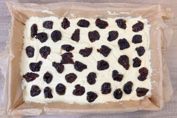 ciasto pijana śliwka - masa budyniowa