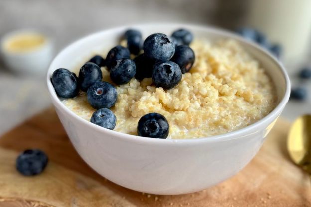 jaglanka na mleku - podanie