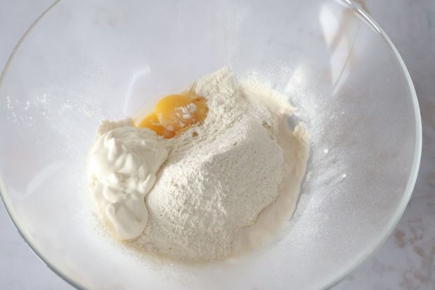 róże karnawałowe - składniki na ciasto