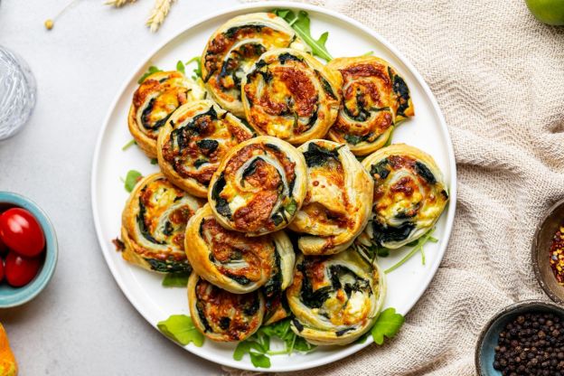 ślimaczki z ciasta francuskiego