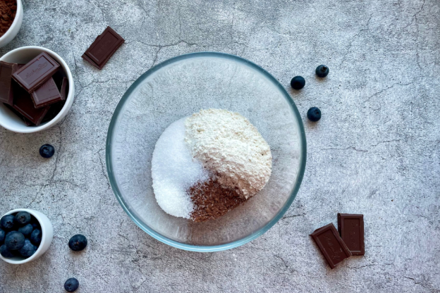 naleśniki czekoladowe - suche składniki