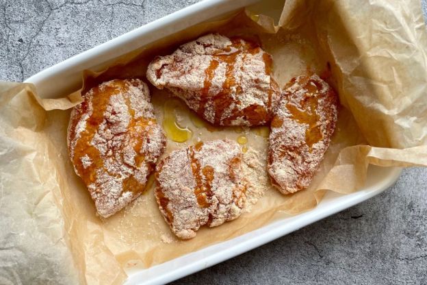 fit burger - pieczenie kurczaka