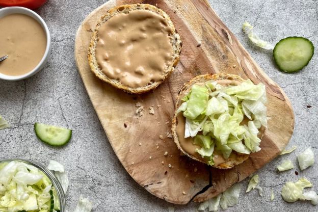 fit burger - składanie burgera